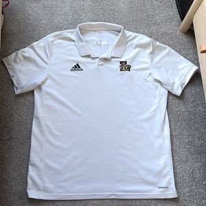 Adidas Men’s Aeroready white Polo shirt- LaSalle